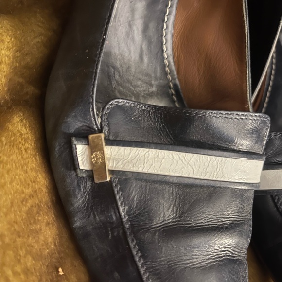 Brooks Brothers Navy Spectator Women's Loafers Pumps - Picture 2 of 7